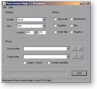 Photo Resize Magic k�p �tm�retez�
